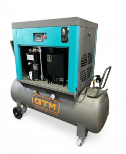 Гвинтовий повітряний компресор 200 л GTM DLG7.5V/inv масляний 380В/інвертор/кожух замовити