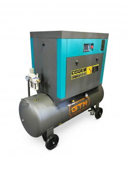 Гвинтовий повітряний компресор 200 л GTM DLG7.5V/inv масляний 380В/інвертор/кожух