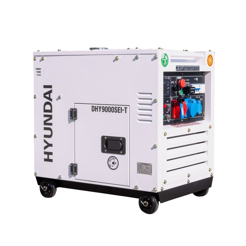 Генератор дизельний Hyundai DHY 9000SEI-T