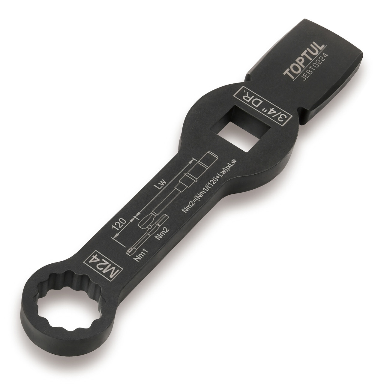 Ключ ударный 3/4" M24 для тормозного суппорта SAF  TOPTUL JEBT0224