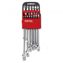 Набір ключів комбінованих 7-24 мм 14ед. на холдері (червоний) TOPTUL GSAB1402