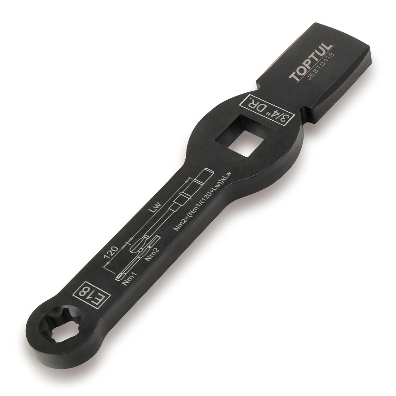 Ключ ударный 3/4" E18 для тормозного суппорта MAN TGL, TGM  TOPTUL JEBT0118