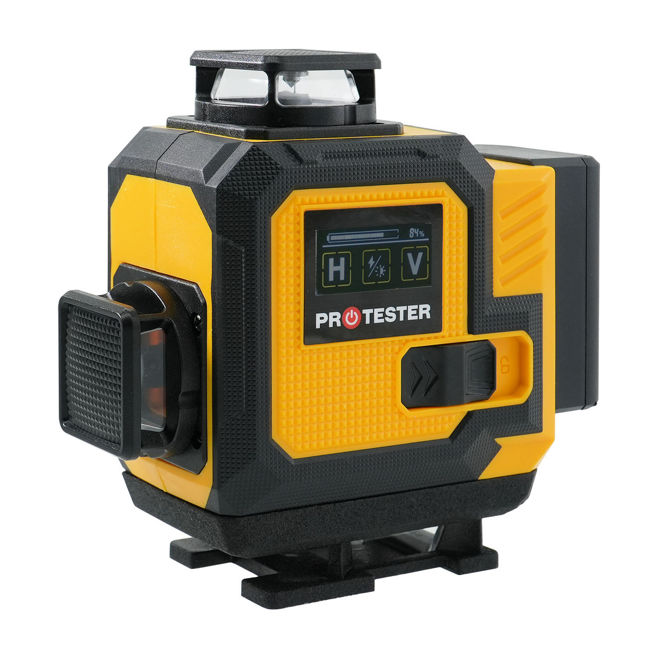 Лазерный уровень 16 линий 4D (2xH360/2xV360, LCD-дисплей, пульт ДУ + ШТАТИВ - зеленый луч) PROTESTER LL616G-TR - Фото 1 Лазерный уровень 16 линий 4D (2xH360/2xV360, LCD-дисплей, пульт ДУ + ШТАТИВ - зеленый луч) PROTESTER LL616G-TR