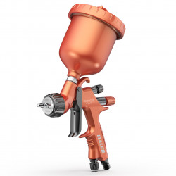 Пістолет фарбувальний пневматичний HVLP верх.пласт.бачок 600мл, форсунка-1,3мм ITALCO SHINE-2-1.3