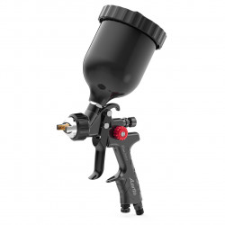 Пистолет окрасочный пневматический HVLP верх.пласт.бачок 600мл, форсунка-2,0мм AUARITA LION-2-2.0