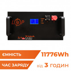 Аккумулятор LP LiFePO4 51,2V - 230 Ah (11776Wh) (Smart BMS 200A) с LCD RM AB RS485/CAN купить