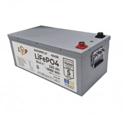 Аккумулятор LP LiFePO4 25,6V - 230 Ah (5888Wh) (BMS 200A/100А) металл Smart BT в Украине