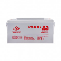 Аккумулятор гелевый LPM-GL 12V - 65 Ah купить