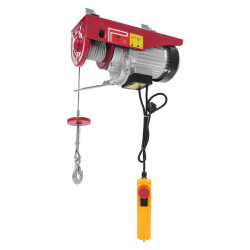 Таль (лебідка, тельфер) електрична міні 230V, 250/500 кг, висота підйому 12 м TORIN TRH0500