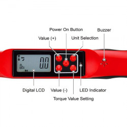 Ключ динамометрический цифровой 40-200Nm 1/2"x420mm TOPTUL DT-200B4 купить