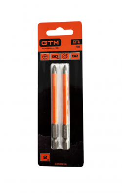 Бита GTM PH1 90 мм 2 шт (SB-H1-90B) купить