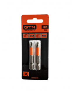 Бита GTM PH2 50 мм 2 шт (SB-H2-50B) купить
