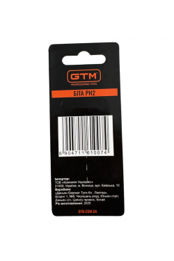 Бита GTM PH2 50 мм 2 шт (SB-H2-50B) в Украине