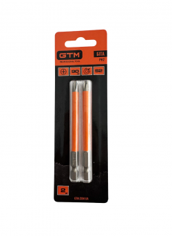Біта GTM PH2 90 мм 2 шт (SB-H2-90B) купити