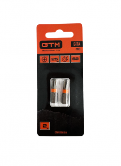 Бита GTM PH3 25 мм 2 шт (SB-H3-25B) купить