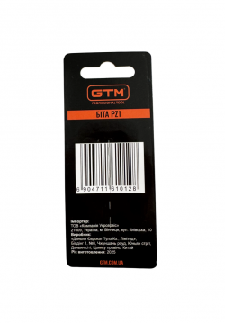 Бита GTM PZ1 50 мм 2 шт (SB-Z1-50B) в Украине