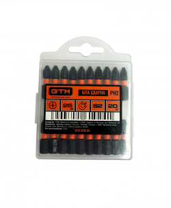 Бита ударная GTM PH2 25 мм 20 шт (SBI-H2-25K) купить