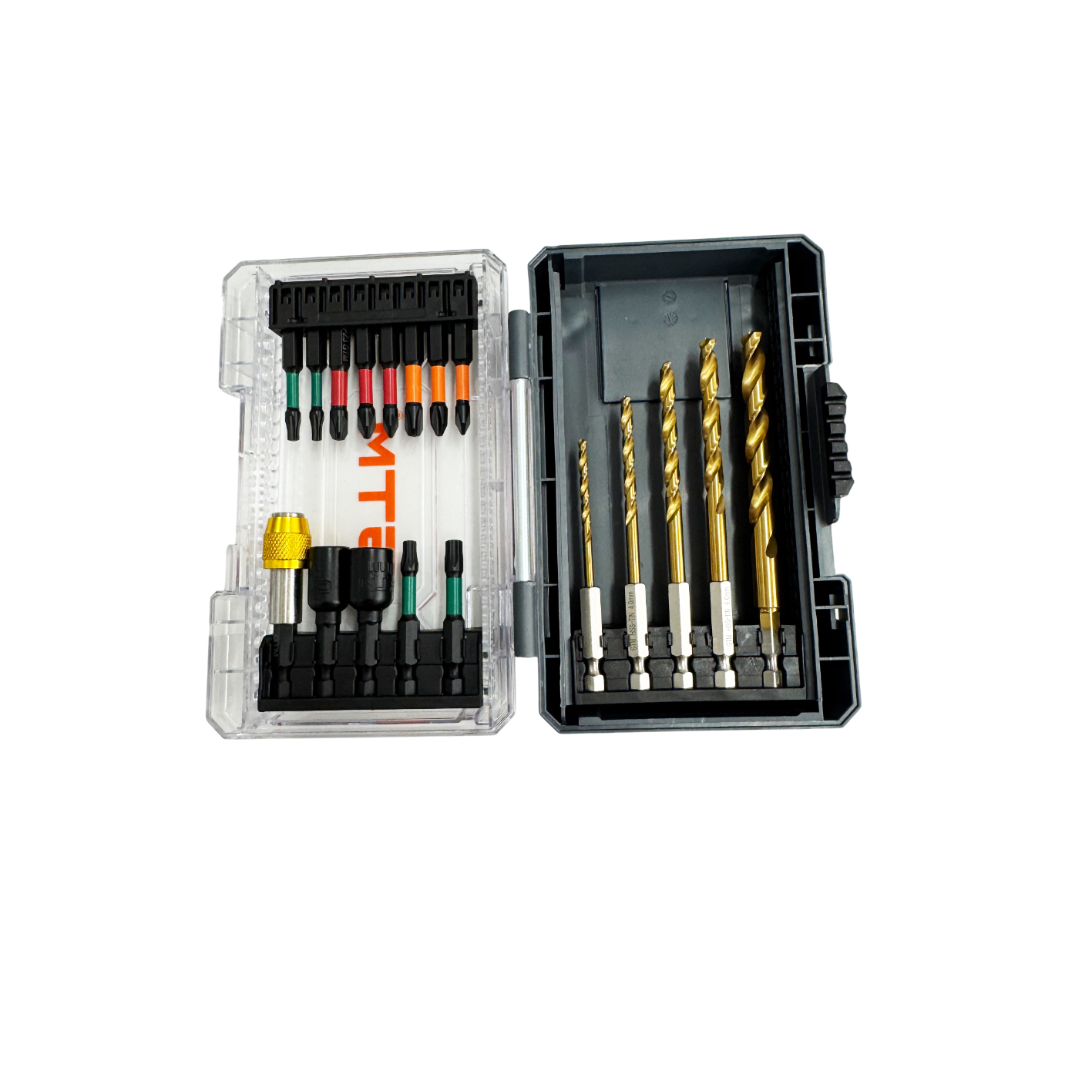 Набір ударних біт та свердл GTM SBK-18, 18 шт., 50 мм