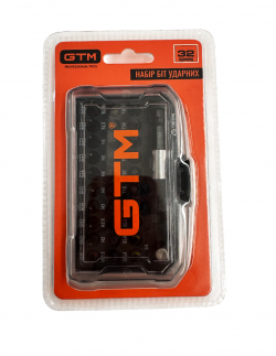 Набор ударных бит GTM SBK-32 32 шт. 25 мм купить