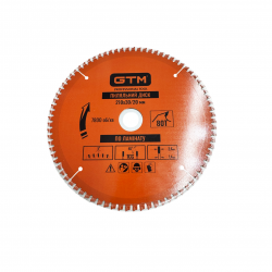 Диск пильный GTM SBL-21080 210&times;30/20 Z80 по ламинату (SBL-21080)