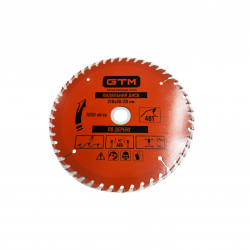 Диск пиляльний GTM SBW-21048 210&times;30/20 Z48 по дереву (SBW-21048)