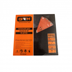 Диск пиляльний GTM SBW-25440 254&times;30/20 Z40 по дереву (SBW-25440) купити