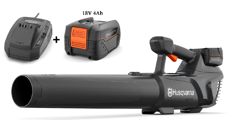 Аккумуляторный воздуходув Husqvarna Aspire B8X-P4A KIT (АКБ+ЗУ)