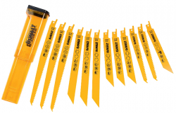 Набір полотен пиляльних DeWALT, для шабельних пил DeWALT DT2445