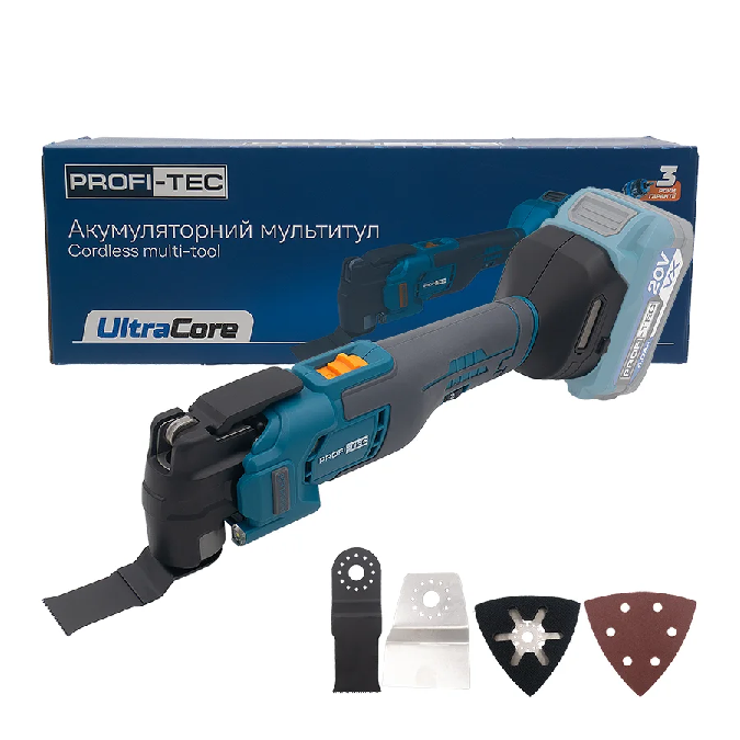 Акумуляторний мультитул (реноватор) PROFI-TEC PCM430 UltraCore (без акумулятора та зарядного пристрою)