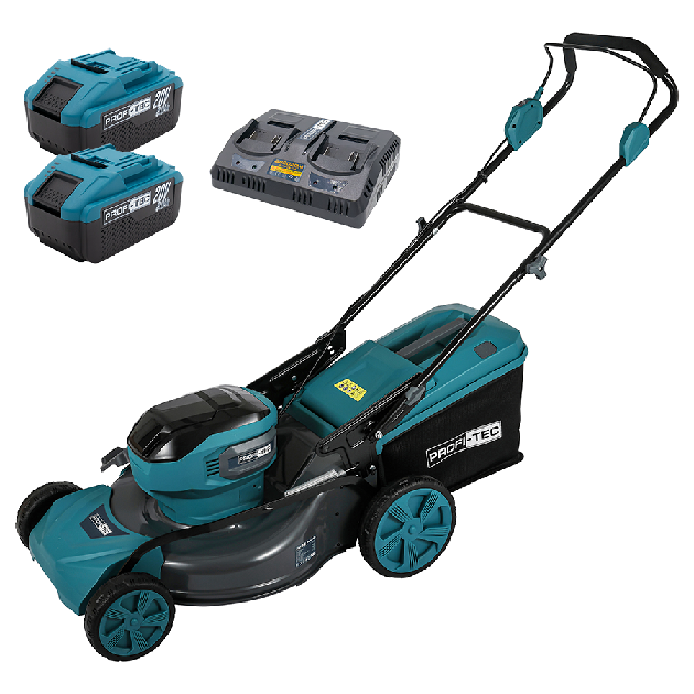 Аккумуляторная газонокосилка PROFI-TEC EcoCut 51 Pro (2&times;PT2080EP (8.0 Ач), зарядное устройство)