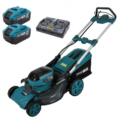 Аккумуляторная самоходная газонокосилка PROFI-TEC EasyMow 51 Pro (2&times;PT2080EP (8.0 Ач), зарядное устройство)