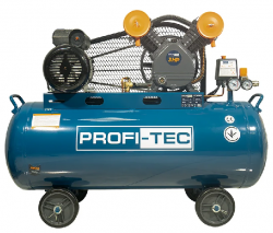 Компрессор масляный PROFI-TEC OC-100V2 (100 л, 2.2 кВт, 415 л/мин)