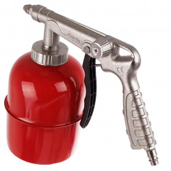 Пневмопістолет для нанесення антигравійних та антикорозійних покриттів з бачком 800мл і гнучкою насадкою AUARITA PS-6A купити