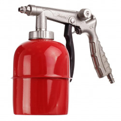 Пневмопістолет для нанесення антигравійних та антикорозійних покриттів з бачком 800мл і гнучкою насадкою AUARITA PS-6A