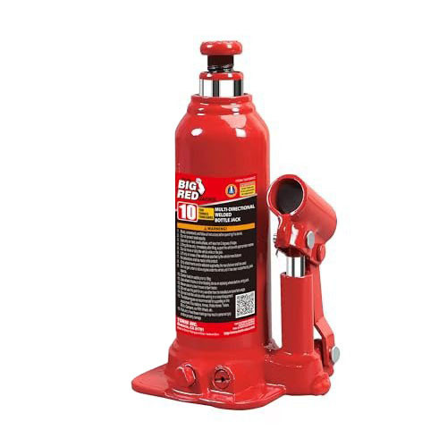 Домкрат гидравлический бутылочный с возможностью работы в горизонтальном положении 10т 222&ndash;447 мм TORIN TH91004C