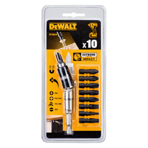 Набір біт DeWALT для шуруповертів/гайковертів Stanley Black&Decker DT70518