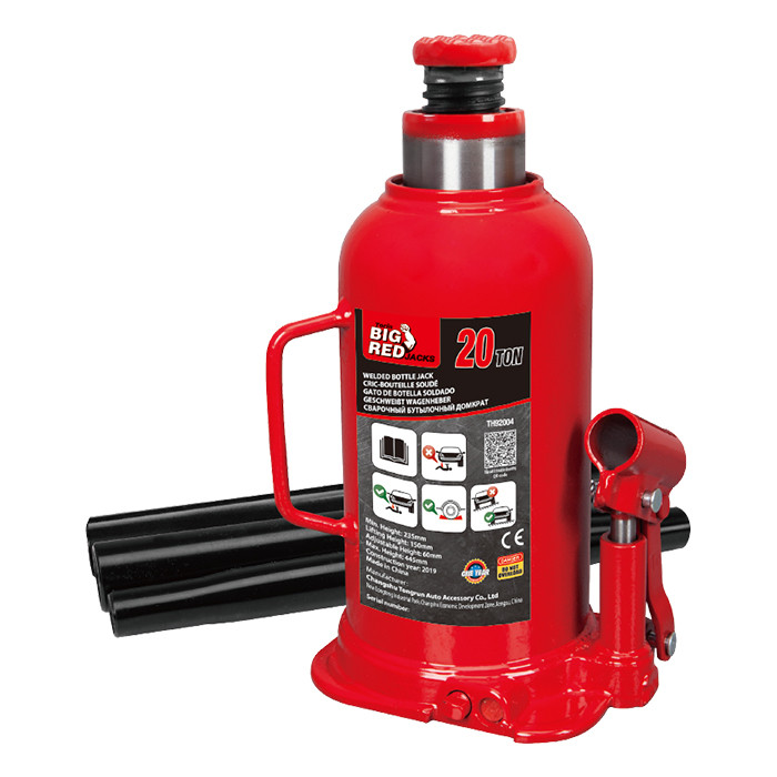Домкрат гідравлічний пляшковий з можливістю роботи в горизонтальному положенні 20т 235&ndash;445 мм TORIN TH92004C