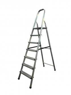 Стремянка односторонняя GTM KMH0107 алюминиевая, 7 ступенек 1380 мм (KMH0107)