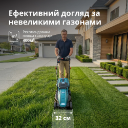 Електрична газонокосарка KS 32LM12-BL купити