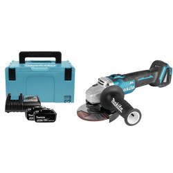 Аккумуляторная угловая шлифовальная машина LXT Makita DGA 504 RTJ