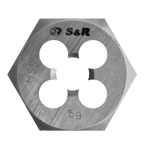 Плашка гексогональна S&amp;R M10x1,5 мм