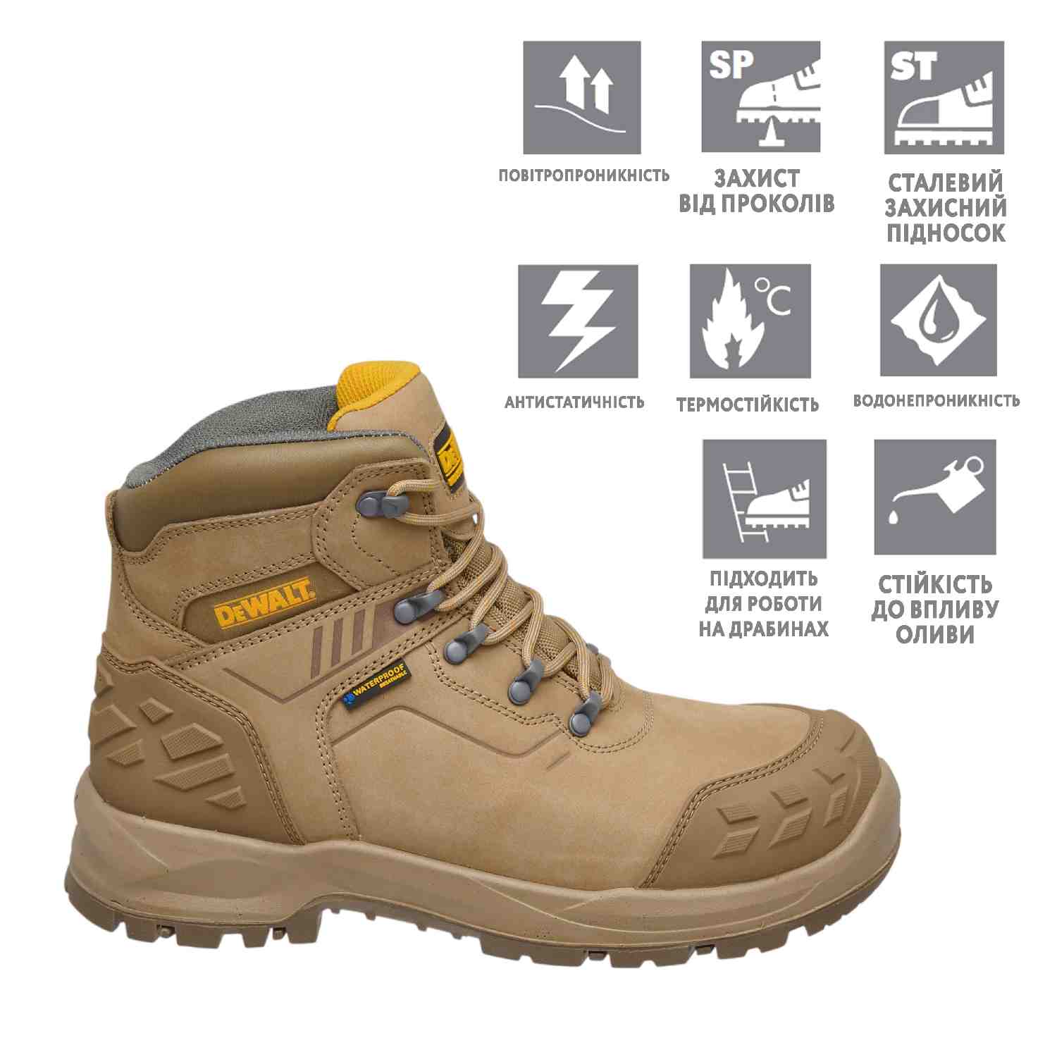 Обувь рабочая LUDLOW DeWALT DWF50355-179-08