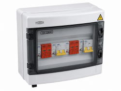 Готовый щиток защиты на 2 MPPT TOMZN TOPV12-2-2 (DC600V/Fuse 25A)