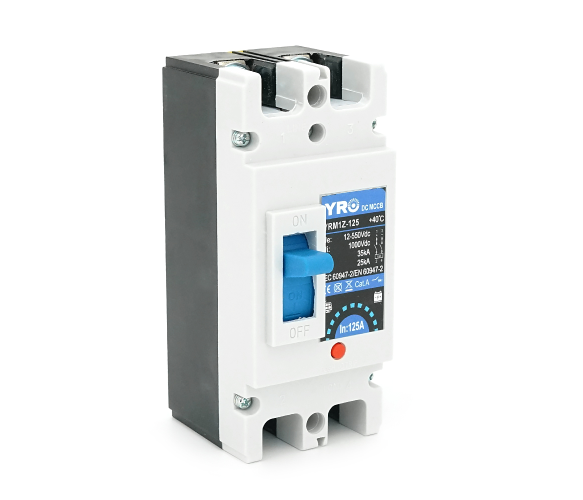 Двухполюсный автомат постоянного тока YRM1Z-125 DC MCCB 2P 125A DC500V