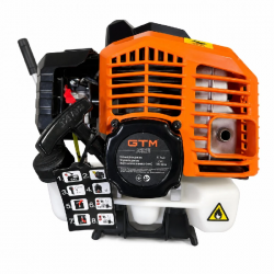 Бензинова мотокоса GTM BCI52U 1.45 кВт з ножем та косильною головкою Tap'n'Go в Україні