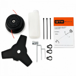 Бензинова мотокоса GTM BCI52U 1.45 кВт з ножем та косильною головкою Tap'n'Go замовити