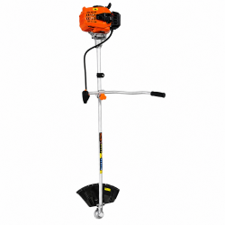 Бензинова мотокоса GTM BCI52U 1.45 кВт з ножем та косильною головкою Tap'n'Go фото
