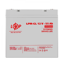 Аккумулятор гелевый LPM-GL 12V - 55 Ah