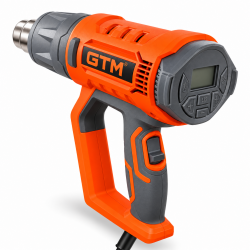 Термоповітродувка HG650/2000EV-LCD,GTM 2000Вт, 50-650С, 250/500л/хв, LCD-дисплей не дорого