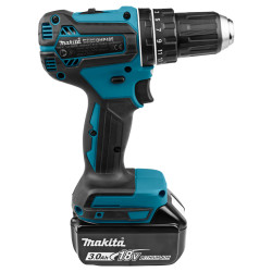 Аккумуляторная дрель-шуруповерт с ударом Makita DHP485RFJ - фото №3 Аккумуляторная дрель-шуруповерт с ударом Makita DHP485RFJ в Украине